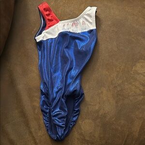 Blue and Red USA Leotard